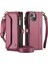 Iphone 14 Için Crossbody Durumda Kart Tutucu Kılıf Cüzdan Fermuar Faturaları Yuvası Için (Yurt Dışından) 1