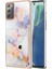 Samsung Galaxy Not 20 Için Kılıf Ince Cüzdan Mermer Yumuşak Tpu Tampon Kartı (Yurt Dışından) 1