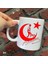 Size Özel Ay Yıldız Atatürk ve Imza Seramik Baskılı Kupa Bardaklar 1