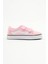 Çocuk Unisex Pembe Kauçuk Taban Keten Cırtlı Spor Ayakkabı 1
