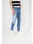 Erkek Regular Fit Taş Yıkamalı Jean Kot Pantolon 3
