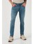 Pamuklu Normal Bel Regular Fit Boru Paça Jeans Erkek Kot Pantolon 2210J107PARMA 1