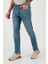 Pamuklu Normal Bel Regular Fit Boru Paça Jeans Erkek Kot Pantolon 2210J107PARMA 3