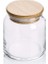 Bambu Kapaklı Cam Kavanoz 6 Adet 200 ml 1
