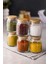 Bambu Kapaklı Cam Kavanoz 6 Adet 200 ml 4