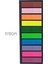 Şeffaf Renkli Postit Post-It Post It. Kitap Ayracı Ayraç Postit Sticker Not Kağıdı 200 Yaprak 1