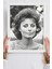 Sophia Loren/ikonik Fotoğraflar Ünlüler/ Ahşap Çerçeveli Poster/çerçeve Rengi:naturel 3