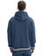 Erkek Relax Fit 3 İplik Kapşonlu Kanguru Cepli Sweatshirt K26254625601 5