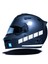 Motosiklet Kask Reflektif Folyo Sticker 00010 1