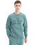 Erkek Yazı Baskılı Regular Fit Bisiklet Yaka Sweatshirt K26124600001 3