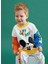 Erkek Çocuk Mickey Mouse Eşofman Takımı Baharlık 2245( 1 Beden Büyük Alınız)-Beyaz 3