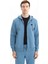 Erkek Basic Büyük Beden 3 İplik Şardonlu Tam Fermuar Cepli Kapüşonlu Sweatshirt K26324801101 1