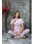 Charme Kadın Milan Bisiklet Yaka Kısa Kol Pijama Takımı K300/514- 1 Adet 1