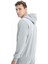 Erkek Baskılı 3 İplik Regular Fit Cepsiz Kapşonlu Sweatshirt K26254625801 4