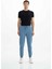 Erkek Regular Fit Cepli Arka Cep Fermuarlı Basic 3 İplik Şardonlu Dar Paça Lastikli Eşofman Altı K26174680001 1