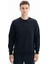 Erkek Baskılı 3 İplik Şardonlu Regular Fit Bisiklet Yaka Sweatshirt K26124600801 1