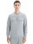 Erkek Baskılı 3 İplik Şardonlu Regular Fit Bisiklet Yaka Sweatshirt K26124600801 1