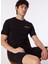 Bisiklet Yaka Siyah Erkek T-Shirt Jcoelmer Tee Ss Crew Neck Exc 4