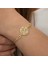 925 Ayar Gümüş Gold Baget Taşlı Bileklik 2