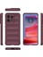 Motorola Edge 50 Pro Için Kaymaz Yumuşak Silikon Telefon Kılıfı - Koyu Kırmızı (Yurt Dışından) 3