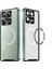 Xiaomi 13 Pro Için Metal Pc Arka Lens Koruma Manyetik Kablosuz Şarj Cihazı Telefon Kılıfı Yeşil (Yurt Dışından) 2