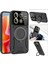 Xiaomi Redmi Note 13 Pro 5g Için Çift Katmanlı Manyetik Halka Lens Standı Telefon Kılıfı - Mavi (Yurt Dışından) 2
