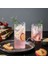 Yeni Stil Kare Cam Latte,kahve,meşrubat,smoothie Bardağı 450 ml 4 Adet 5
