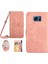 Kart Tutucu ve Uzun Kayış ile Samsung Galaxy S7 Kenar Telefon Kılıfı Için Kılıf (Yurt Dışından) 1