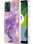Motorola Moto E7 Güç Koruma Yumuşak Tampon Mermer Desen Ince (Yurt Dışından) 1