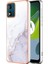 Motorola Moto E7 Güç Koruma Yumuşak Tampon Mermer Desen Ince (Yurt Dışından) 1