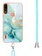 Motoroal Moto E7 Güç Crossbody Kordon Askısı Mermer Yumuşak Tampon Için Kılıf (Yurt Dışından) 2