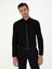 Erkek Siyah Slim Fit Pamuk Klasik Gömlek 50294746-VR046 3