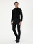 Erkek Siyah Slim Fit Pamuk Klasik Gömlek 50294746-VR046 4