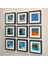 Yapışkanlı Sök-Tak Paspartulu SIYAH14X14CM Pola Kare Fotoğraf Çerçevesi - 9'lu paket 2