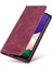 Samsung Galaxy A22 5g Için Kılıf Koruyucu Manyetik Folio Cüzdan Pu Deri (Yurt Dışından) 4