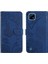 Realme C11 Pu Deri Kapak Çevirin Çiçekler ve Kelebekler ile (Yurt Dışından) 1