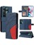 Oppo F25 Pro 5g Için Flip Case Pu Deri Flip Folio Kılıf ile Iki Renkli (Yurt Dışından) 1