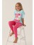 1812 Kız Çocuk Pijama Takım Açık Mavi V1 2