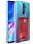 Xiaomi Redmi Note 8 Pro Kamera Korumalı Kartlıklı Setra Şeffaf Silikon Kılıf Ekran Koruyucu 1