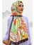 Harem Soft Yaprak Desen Şal EŞ5199-5 1