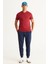 2'li Slim Fit Dar Kesim V Yaka %100 Pamuk T-Shirt 4