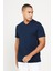 2'li Slim Fit Dar Kesim V Yaka %100 Pamuk Tişört 5