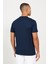 2'li Slim Fit Dar Kesim V Yaka %100 Pamuk Tişört 7