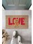 Kahverengi Kapı Önü Paspası Love Ayıcık Desen K-3252 1