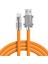 6A 120W 180° Dönebilen USB To iPhone Lightning Hızlı Şarj Kablosu Silikon Kablo 1 Metre 1
