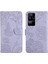 Xiaomi Poco F4 5g Pu Deri Bilek Kayışı Çiçekler ile Kapak Çevirin (Yurt Dışından) 1