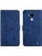 Nokia C30 Çiçekler ve Kelebekler Anti-Damla Koruma Pu Deri Için Kılıf (Yurt Dışından) 1