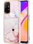 Oppo Için Kılıf A94 5G/A95 5g Yumuşak Tpu Tampon Mermer Kart Yuvaları Ince Cüzdan (Yurt Dışından) 1