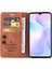 Xiaomi Redmi 9A Için Flip Case Deri Kılıf Darbeye Cüzdan Basit Flip (Yurt Dışından) 3