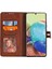 Cüzdan Kılıf Samsung Galaxy S21 Ultra 5g Kart Tutucu Kabartmalı Manyetik (Yurt Dışından) 3